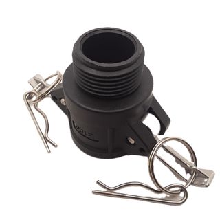25mm B Threaded Coupler Polyprop