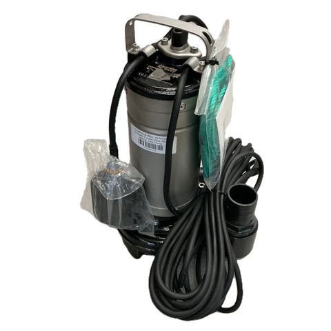 SS AquaStrong 750w, 16.5m3ph, 18mhead, 2' outlet, Pass 25mm particle 240v Pump