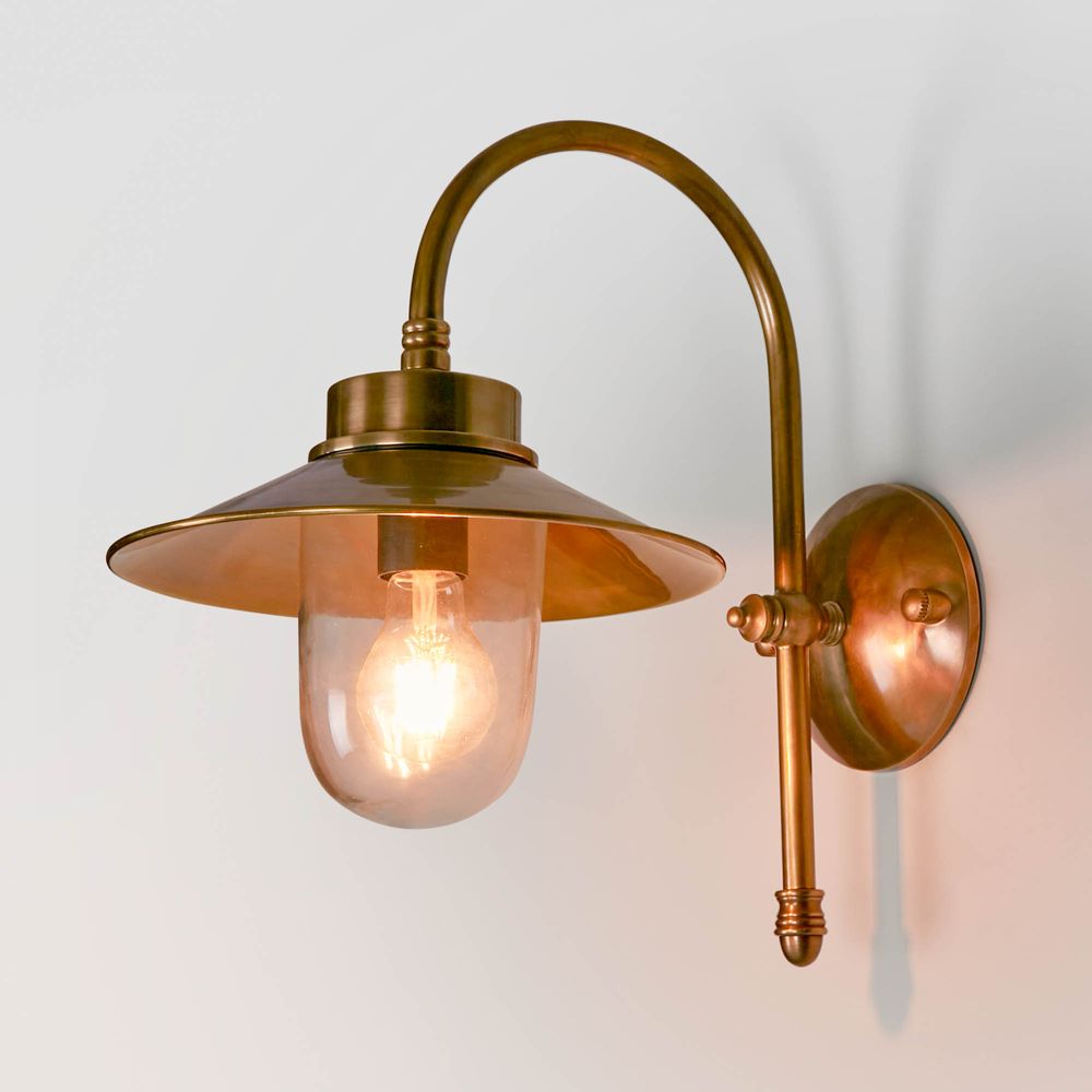 Legacy Outdoor Wall Light Antique Brass