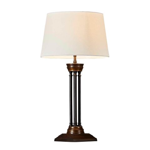 Hudson Table Table Lamp Base Bronze- Base Only