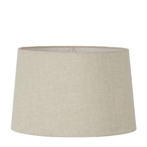 Linen Drum Lamp Shade XL Light Natural