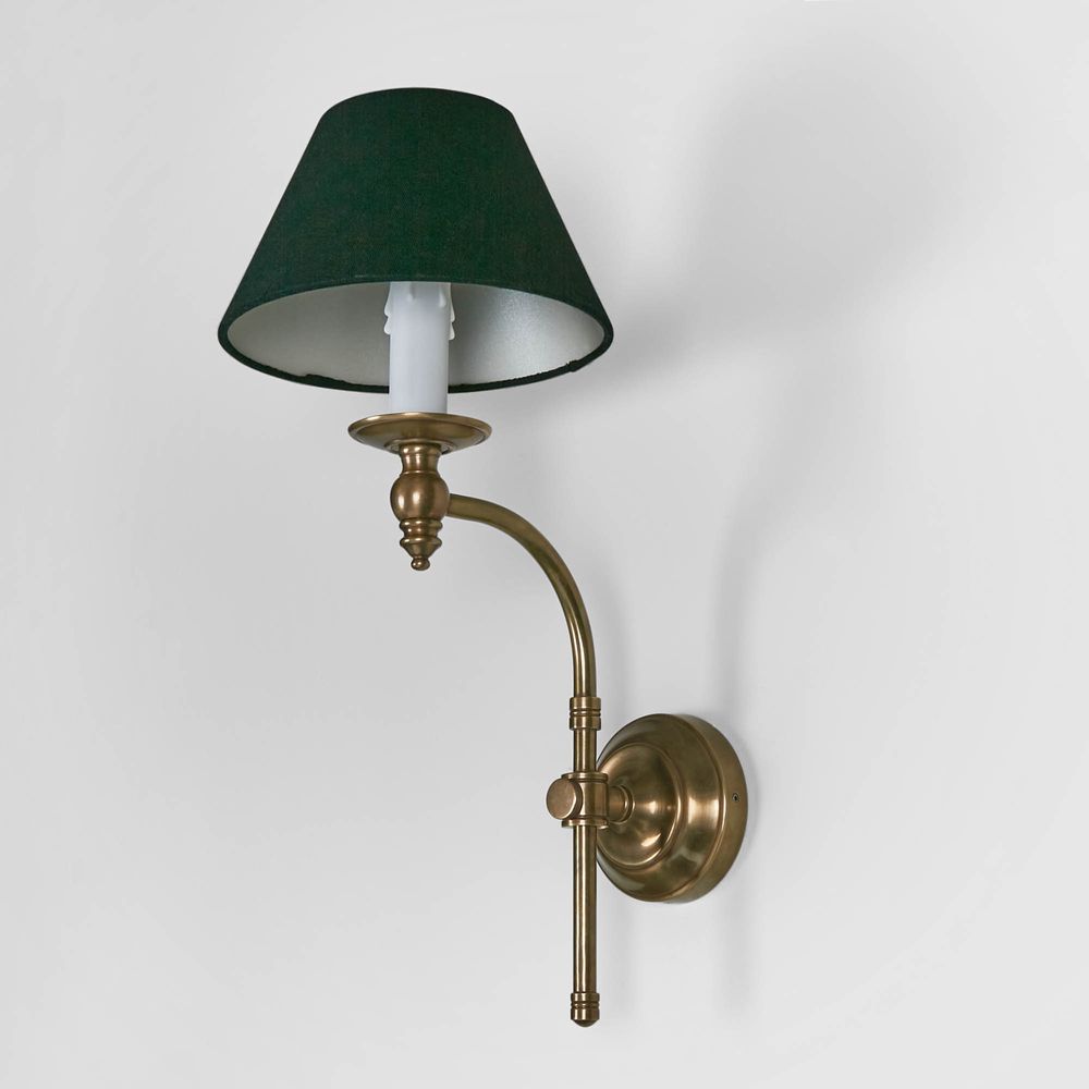 Visual Comfort Soho Sconces in Antique Brass – a Pair. Original Price: $418