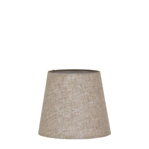 Linen Taper Lamp Shade XXS Dark Natural