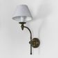 Soho Curved Wall Light Base Bronze