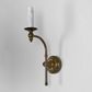 Soho Curved Wall Light Base Bronze