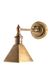 Mayfair Wall Light with Metal Shade Antique Brass