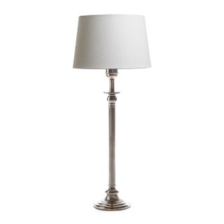 Chelsea Table Lamp Base Antique Silver- Base Only