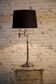 Macleay Swing Arm Table Lamp Base Antique Silver- Base Only
