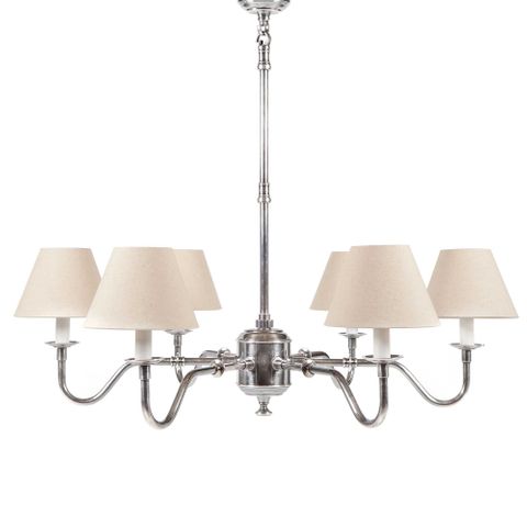 Prescot Chandelier Antique Silver