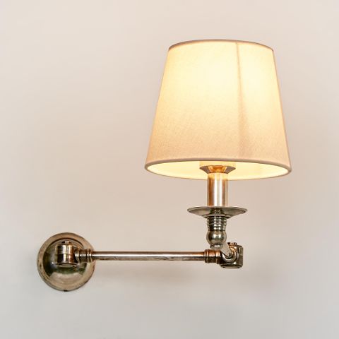 Portland Wall Light Base Silver