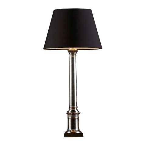 Wiltshire Table Lamp Base Antique Silver- Base Only