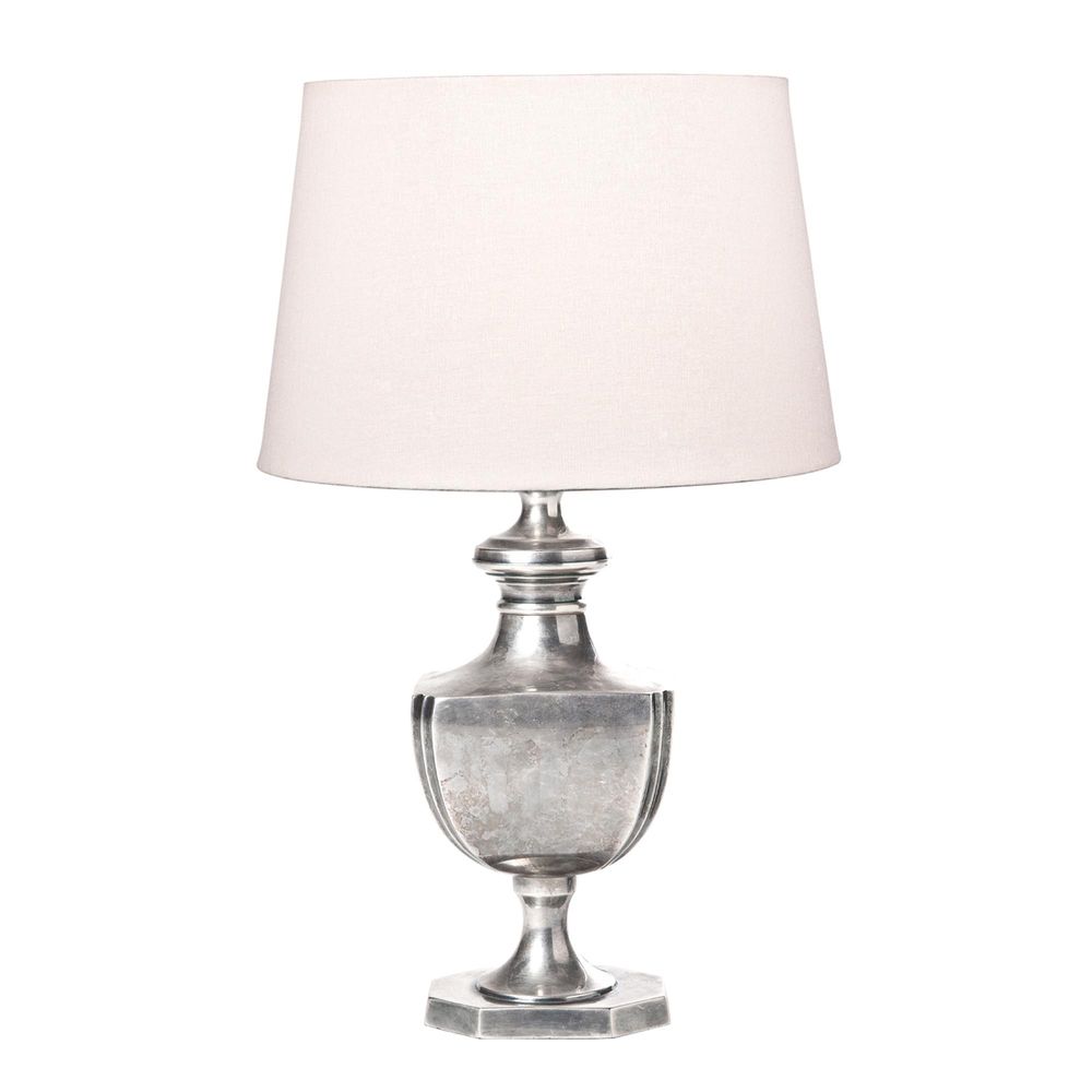 Antique on sale silver lamp