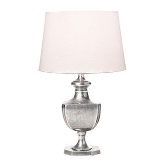 Albany Table Lamp Base Antique Silver