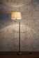 Macleay Floor Lamp Base Antique Silver- Base Only