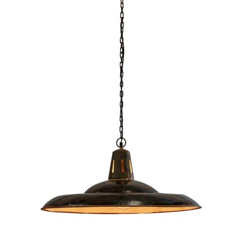 Zetland Ceiling Pendant Large Old Black