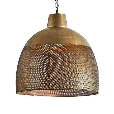 Riva Ceiling Pendant Large Antique Brass