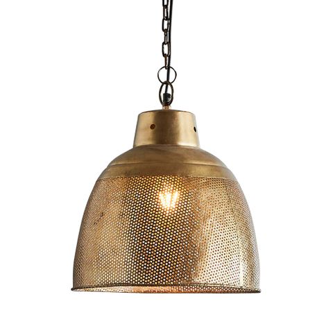 Riva Ceiling Pendant Small Antique Brass