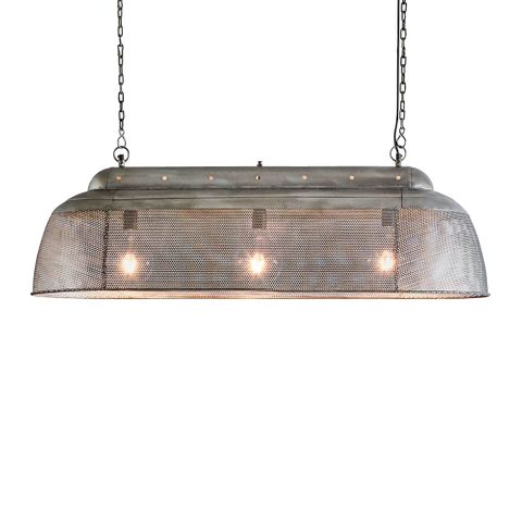 Riva Ceiling Pendant Long Zinc