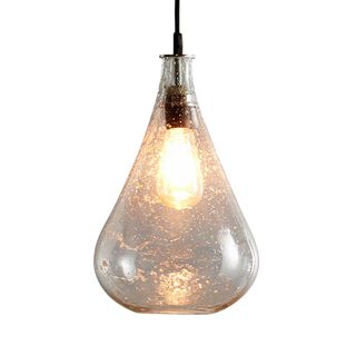 Lustre Teardrop Ceiling Pendant Clear