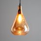 Lustre Teardrop Ceiling Pendant Pale Gold