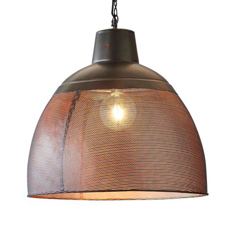 Riva Ceiling Pendant Large Black and Gold