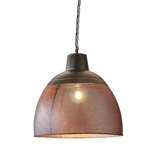 Riva Ceiling Pendant Medium Black and Gold