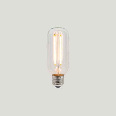 T45 Long LED Filament - Clear Glass - 4W E27 2200k
