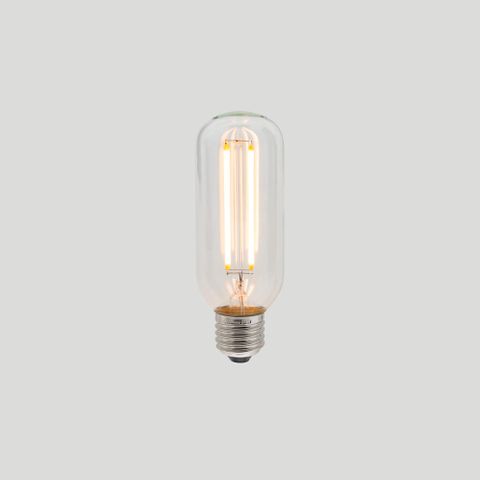 T45 Long LED Filament - Clear Glass - 4W E27 2200k