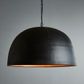 Noir Ceiling Pendant Large Black with Gold Interior