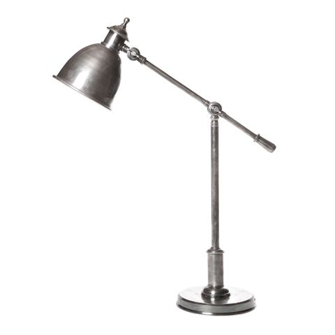 Vermont Desk Lamp Antique Silver