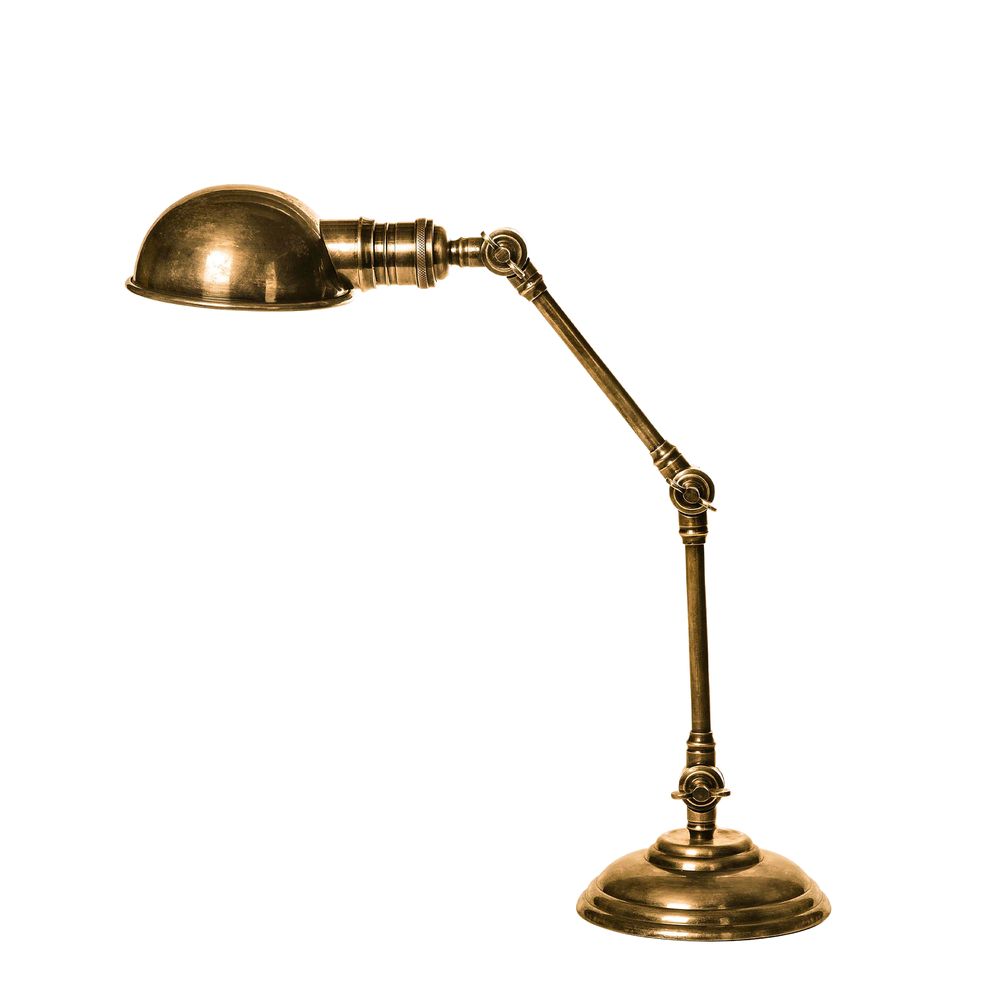 Brass desk hot sale lamp antique