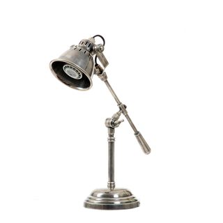 Newcastle Desk Lamp Antique Silver