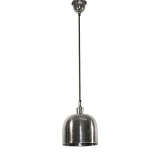 Delta Dome Ceiling Pendant Medium Antique Silver