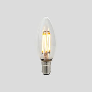 C35 Candle LED Filament - Clear Glass - 3W B15 2200k