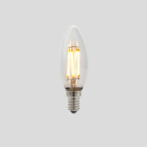 C35 Candle LED Filament - Clear Glass - 3W E14 2200k