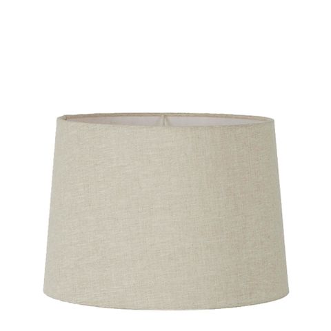 Linen Drum Lamp Shade Large Light Natural