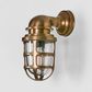 Porto Outdoor Wall Light Antique Brass