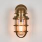 Porto Outdoor Wall Light Antique Brass