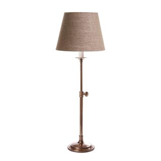 Davenport Table Lamp Base Antique Brass- Base Only
