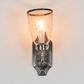 Westbrook Wall Light with Glass Shade Antique Silver