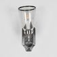 Westbrook Wall Light with Glass Shade Antique Silver