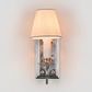 East Borne Wall Light Antique Silver