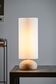 Pebble Small - Natural - Turned Wood Table Lamp