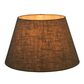 Linen Taper Lamp Shade XL Dark Natural