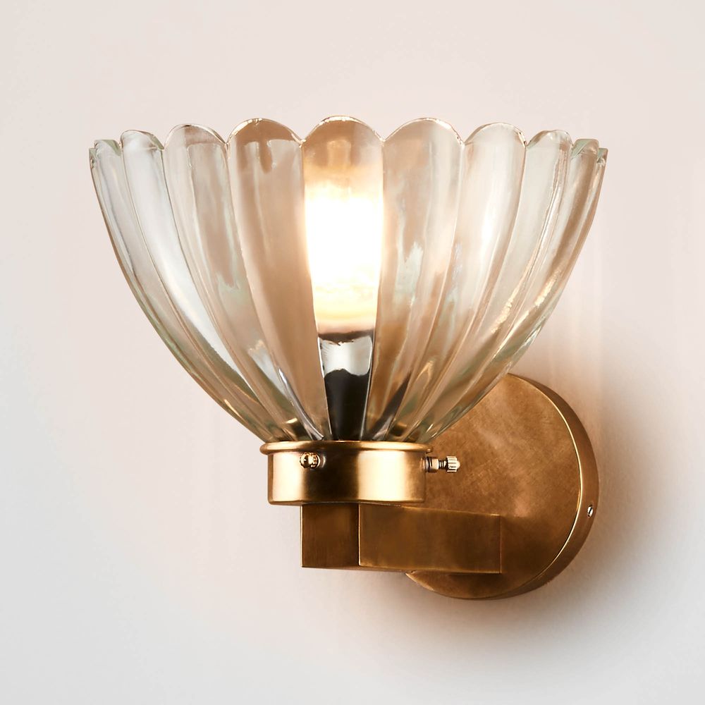 Blackened Brass Wall Lighting Blackened Brass Wall Lamp Vanity