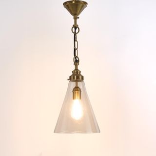 Gadsden Ceiling Pendant Small Brass