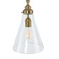Gadsden Ceiling Pendant Small Brass