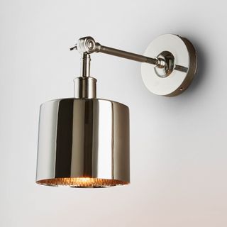 Portofino Wall Light Shiny Nickel