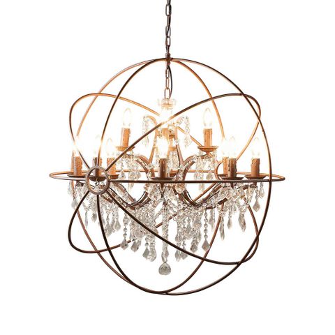 Sundance Chandelier Large Rust