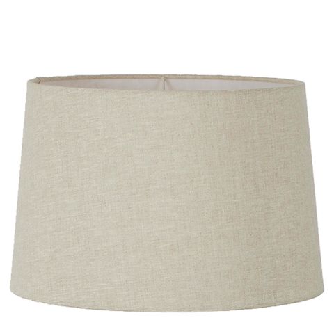 Linen Drum Lamp Shade XXL Light Natural Linen